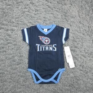 Gerber Coverall Baby Boys 6-9M Blue Tennessee Titans Mesh One-Piece NWT